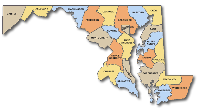 Maryland Map